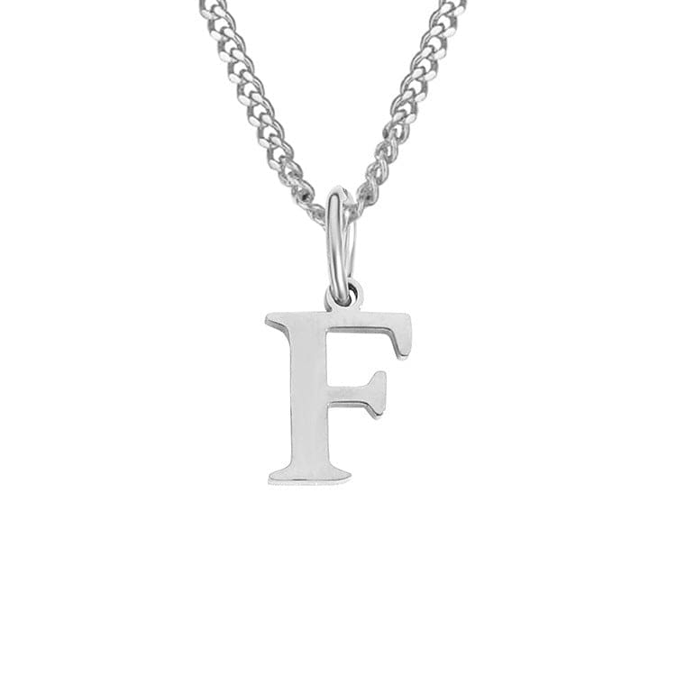 Stainless Steel Initial Necklace