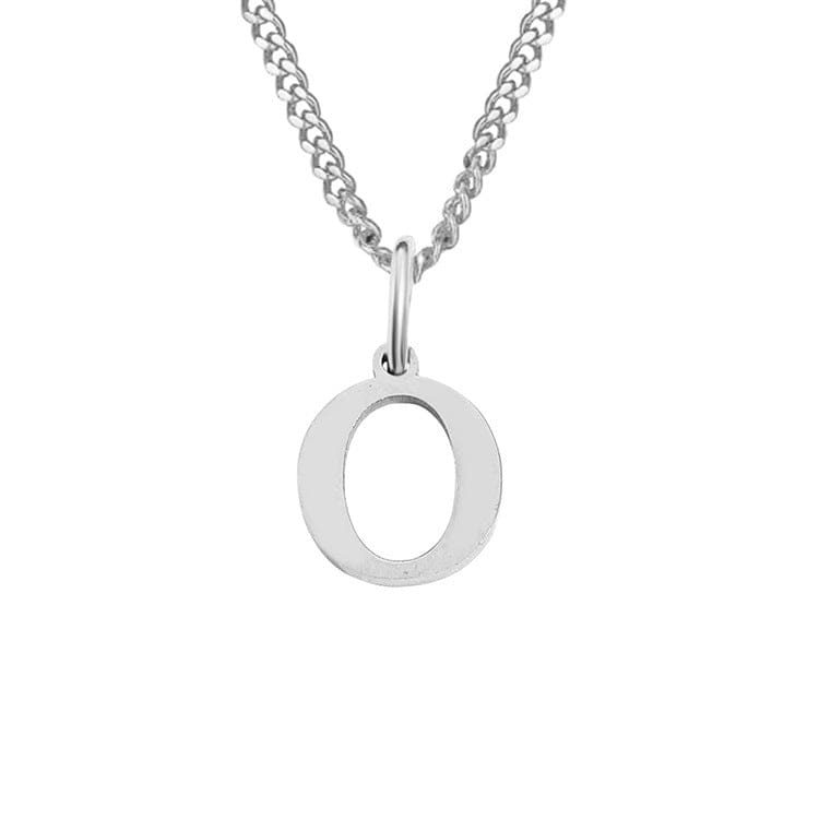 Stainless Steel Initial Necklace