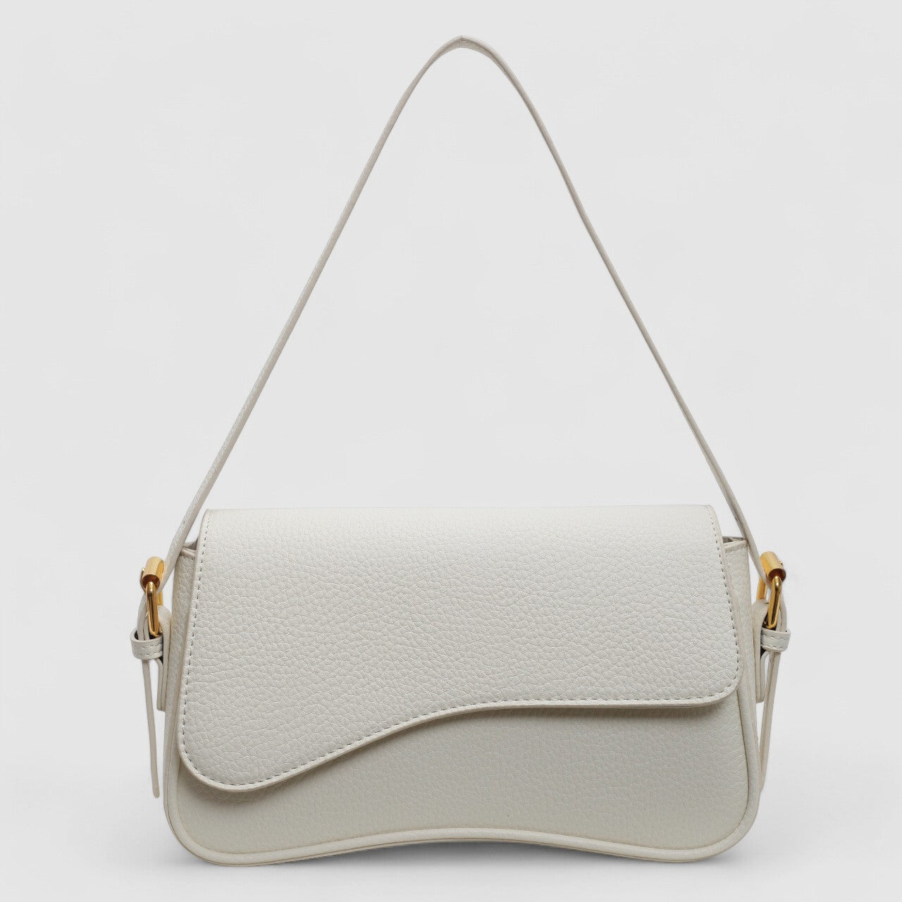 Wave Design Vegan Leather Shoulder Bag