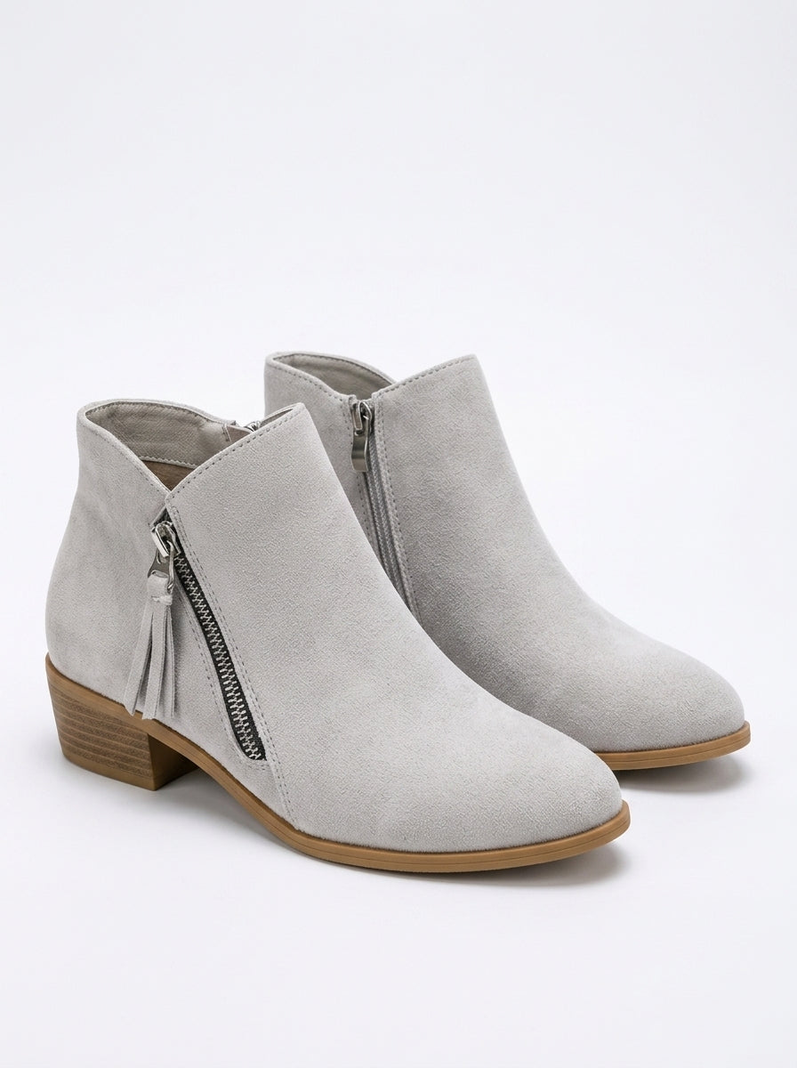 Block Heel Ankle Boots
