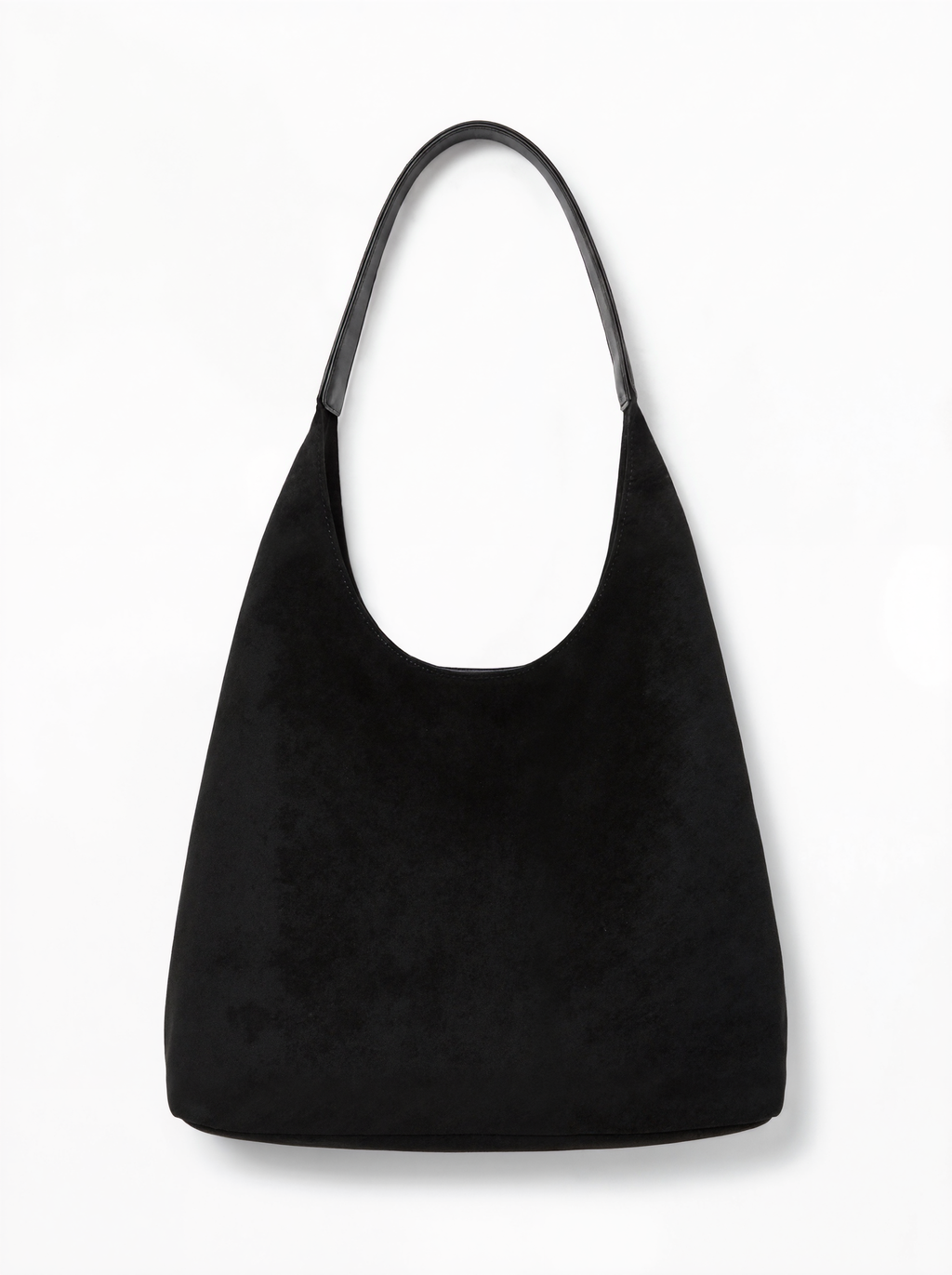 Casual Vegan Suede Hobo Shoulder Bag