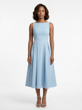 Occasion Boat Neck Midi Dress
