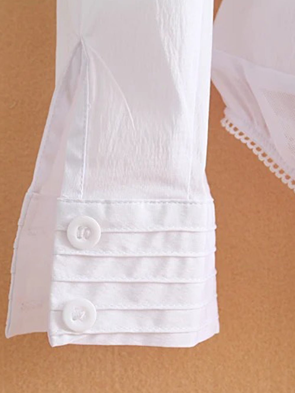 Tailored Button-Front Blouse