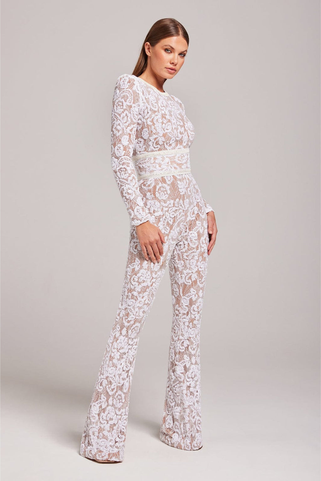Long Sleeve Lace Jumpsuit