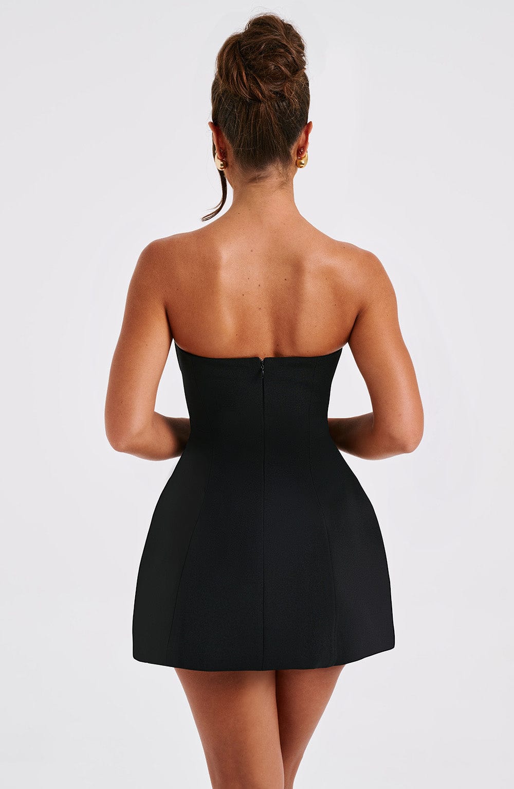 Strapless Mini Cocktail Dress