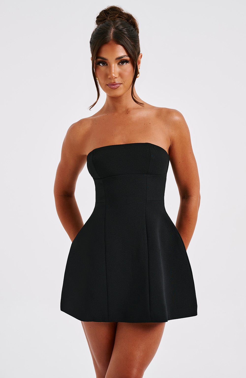Strapless Mini Cocktail Dress