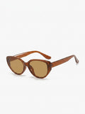 Brown Retro Cat Eye Sunglasses