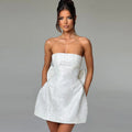 Strapless Cocktail Mini Dress