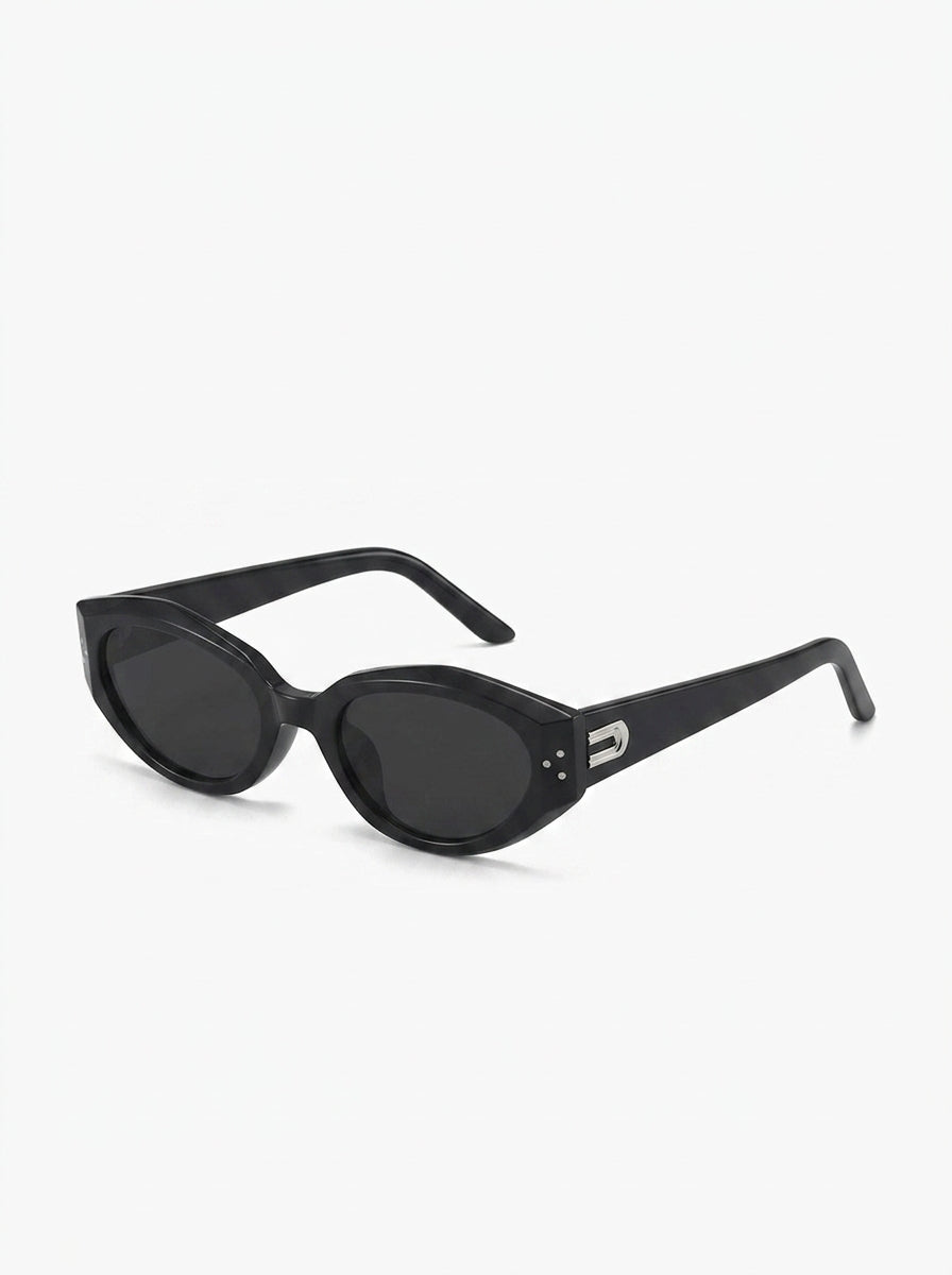 Black Vintage Cat Eye Sunglasses