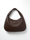 Oversized Woven Hobo Shoulder Bag