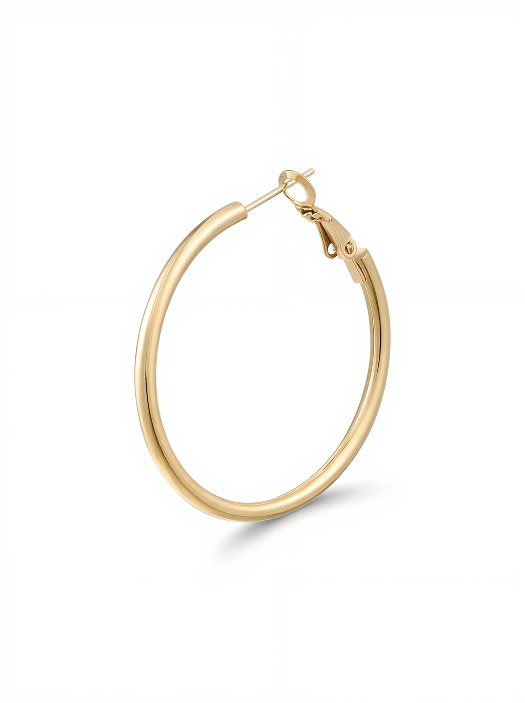 Waterproof Stainless Steel Hoop Earrings