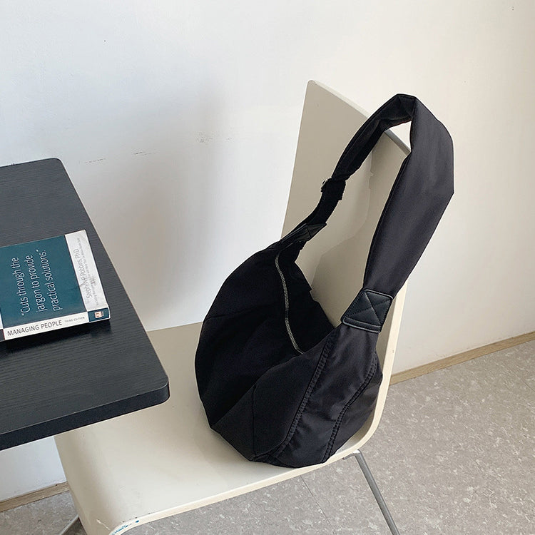 Oversized Nylon Puffer Shoulder Bag