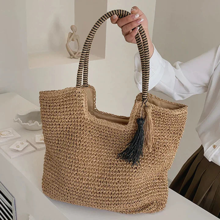 Woven Beach Tote Bag