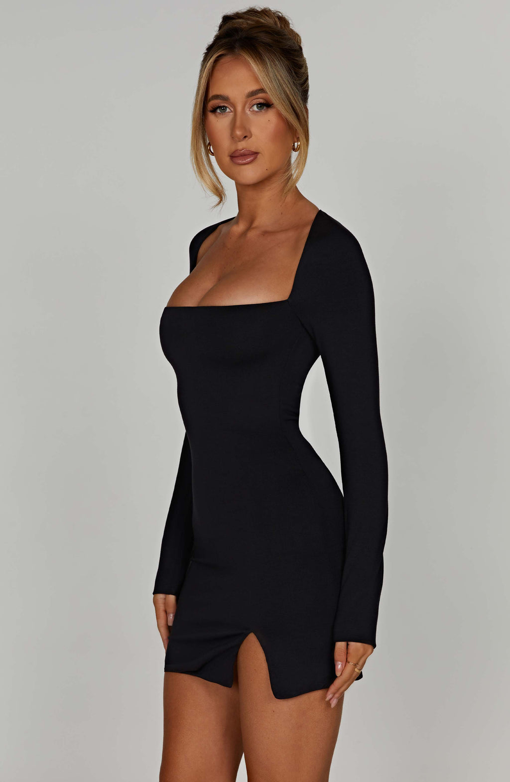 Square Neck Mini Dress