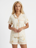 Relaxed Short Sleeve Pajama Set