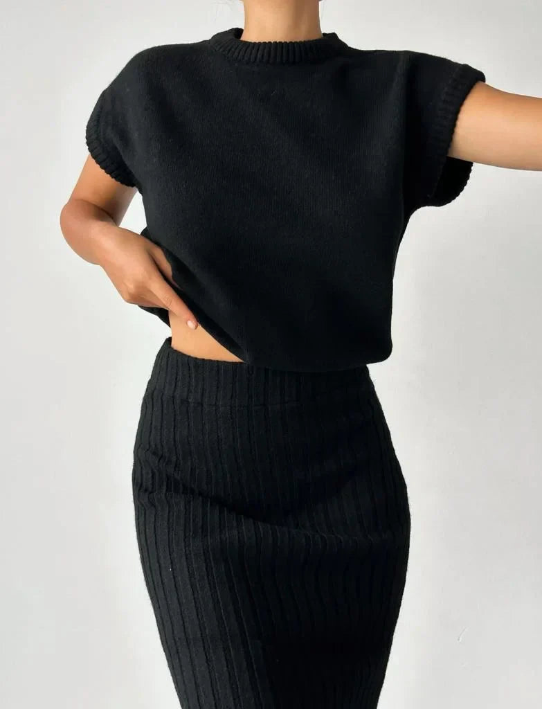 Ribbed Knit Set