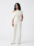 One-Shoulder Wide-Leg Jumpsuit