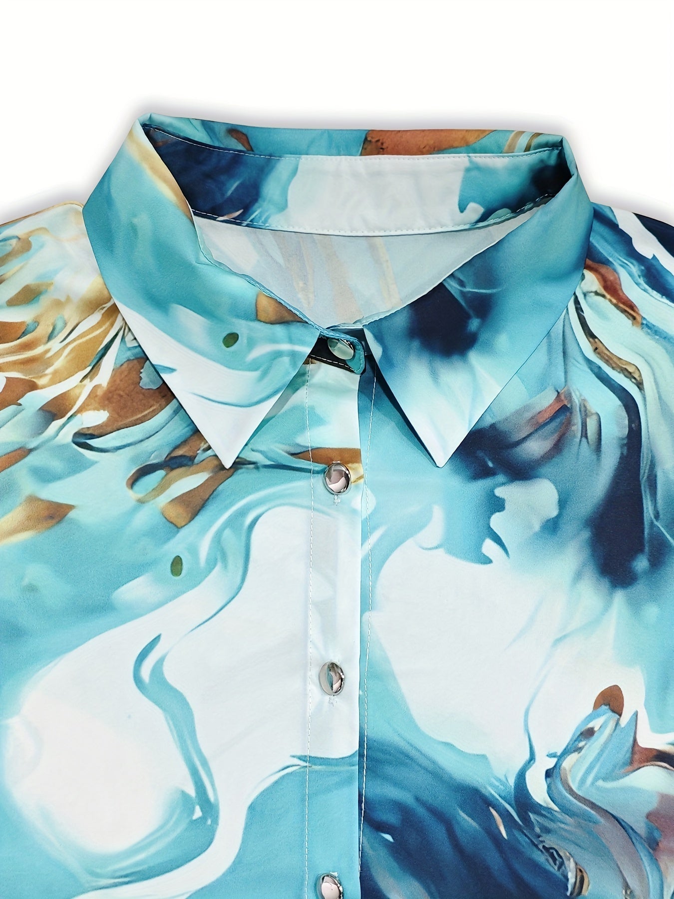 Abstract Print Blouse