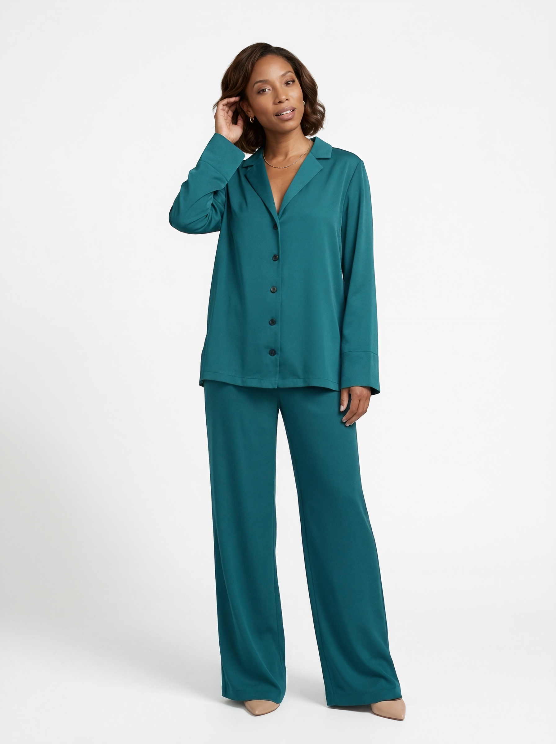 Versatile Long Sleeve Pants Set