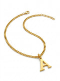 Stainless Steel Initial Necklace