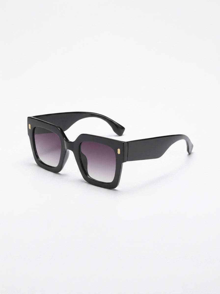 Oversized Black Sunglasses