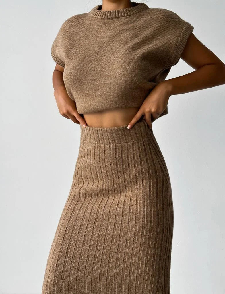 Ribbed Knit Set