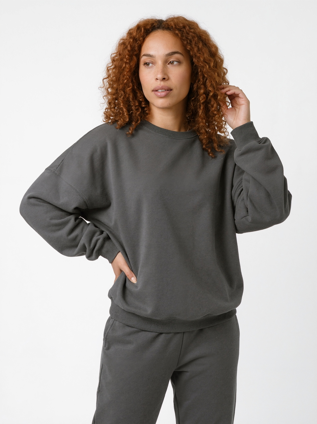 Oversized Crew Neck Lounge Set
