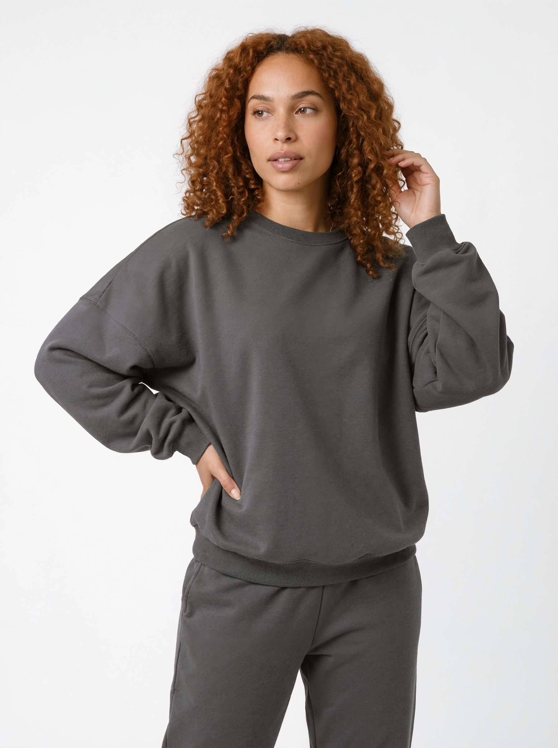 Oversized Crew Neck Lounge Set