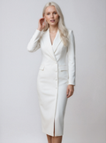 Blazer Style Midi Dress