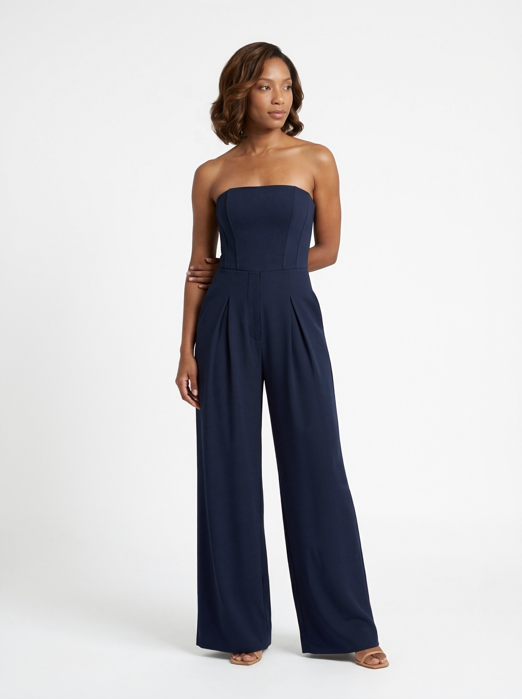 Strapless Corset Jumpsuit