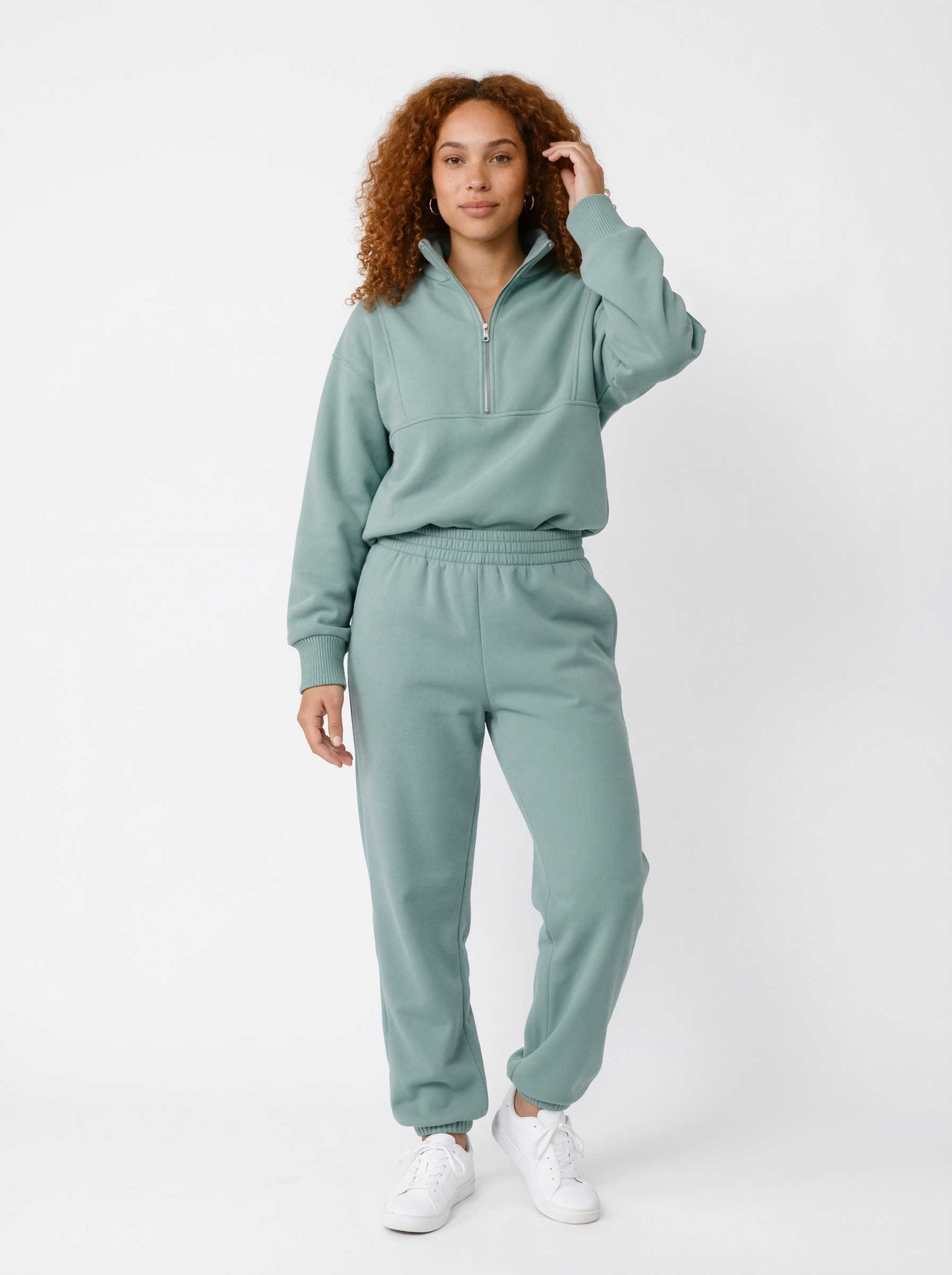 Relaxed Fit Hoodie Jogging Pants Set