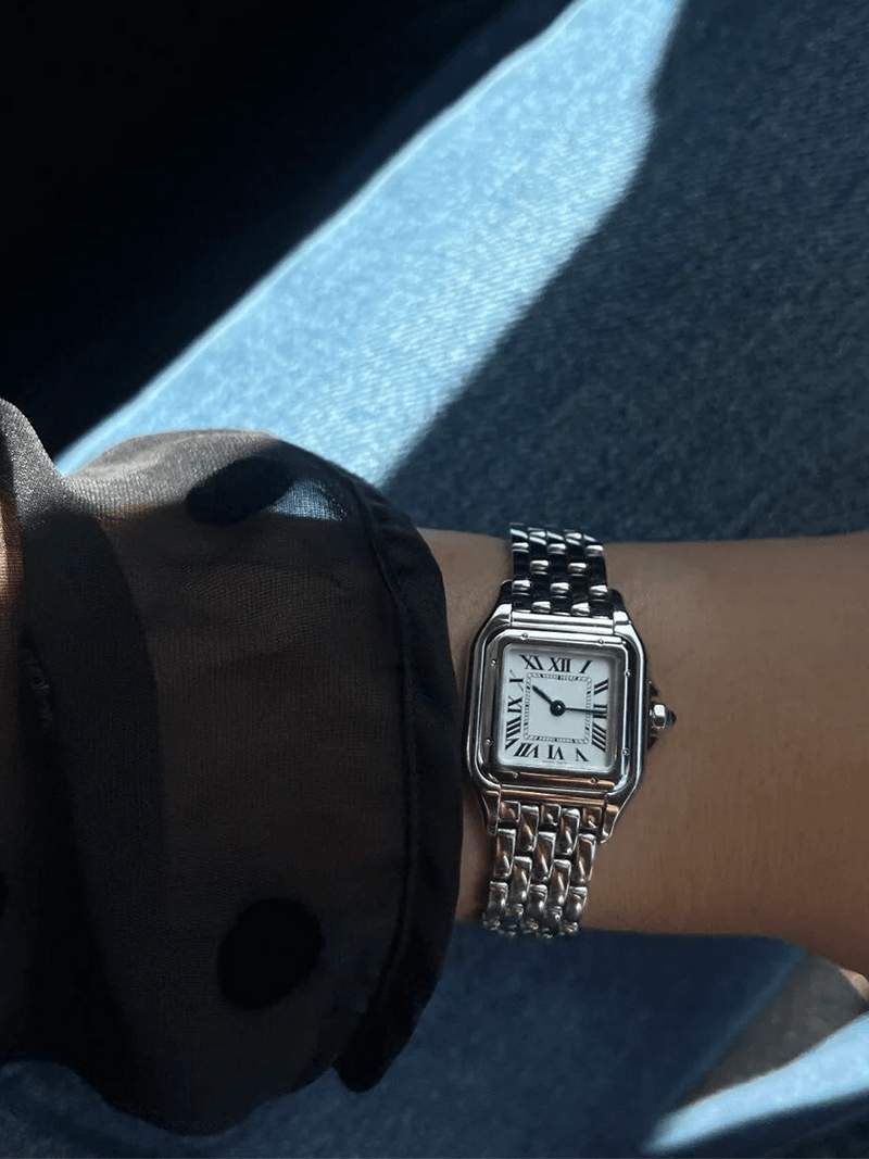 Square Vintage Gold Quartz Watch
