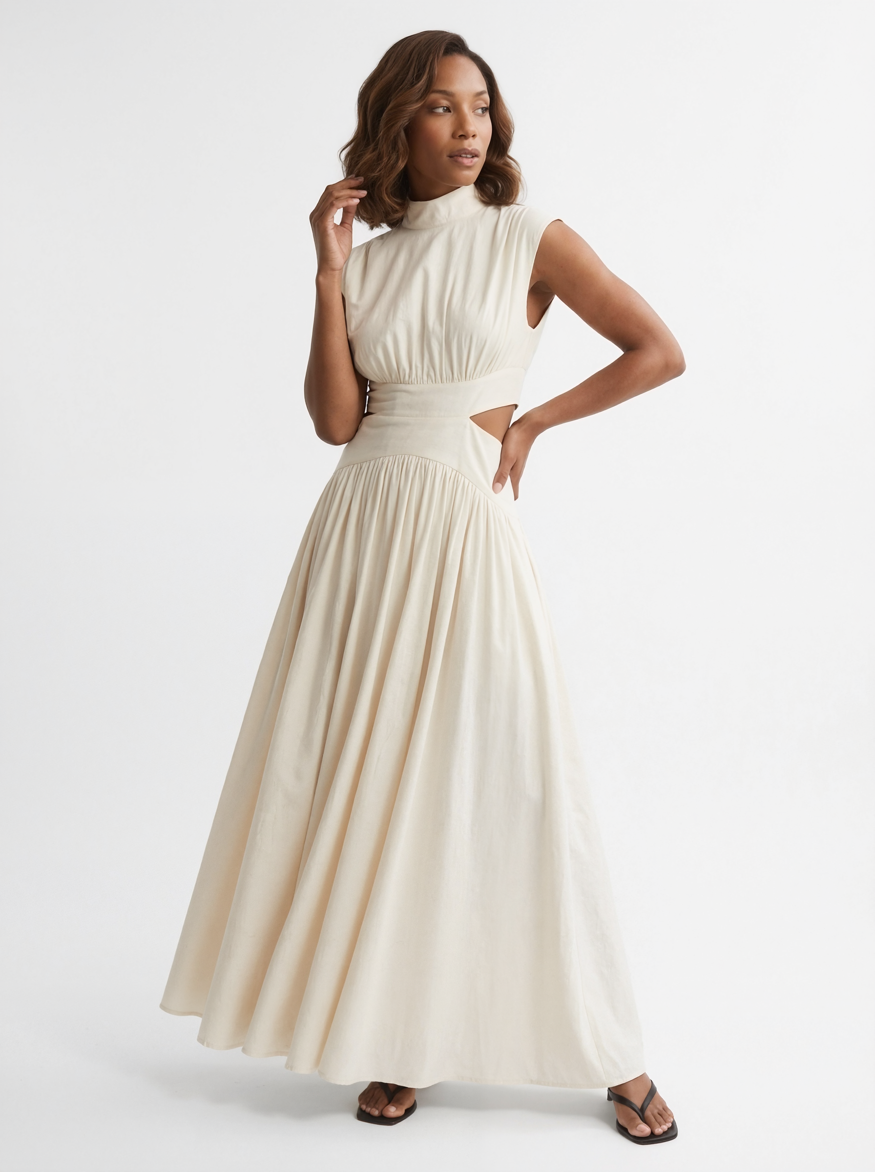 Cut Out Side Detail Maxi Dress