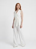 Sleeveless Wrap Jumpsuit