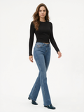 High Waist Bootcut Jeans