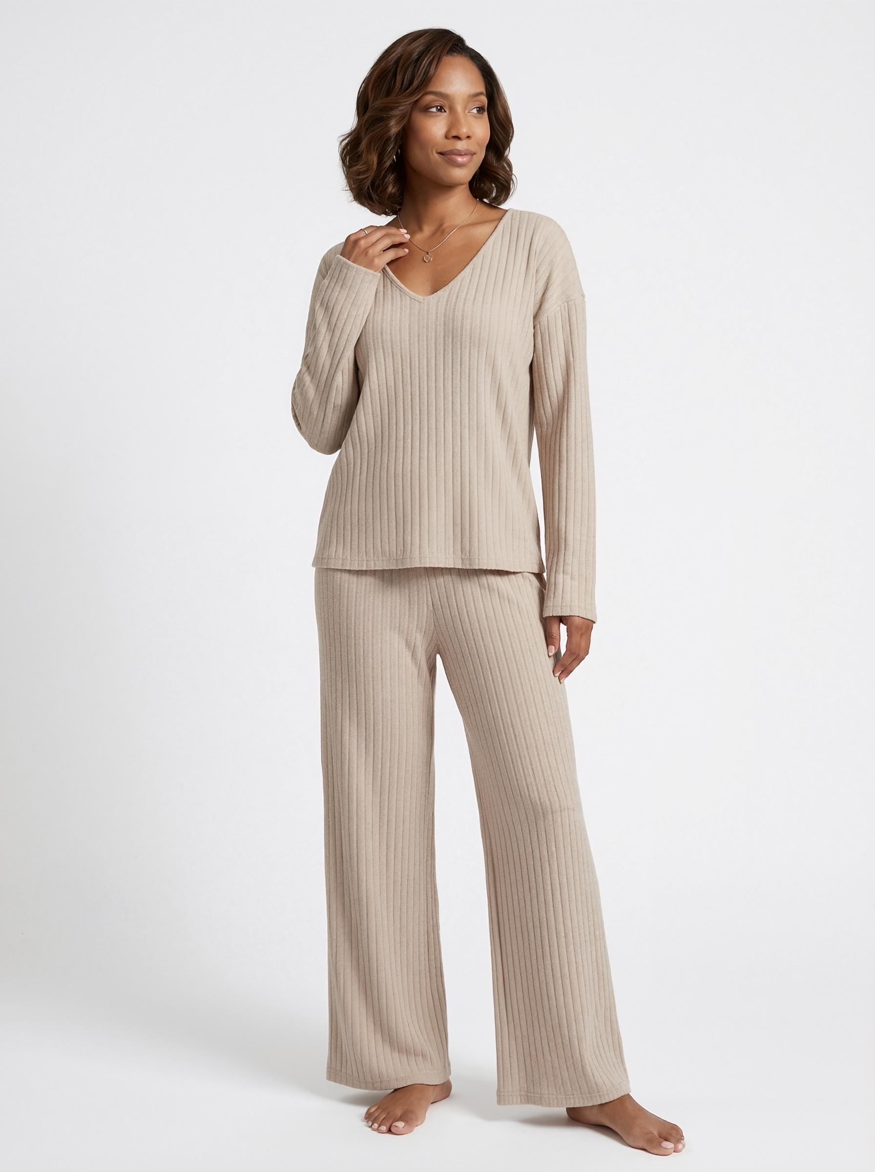 Ribbed Loungewear Set
