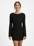 Glitter Bodycon Mini Dress