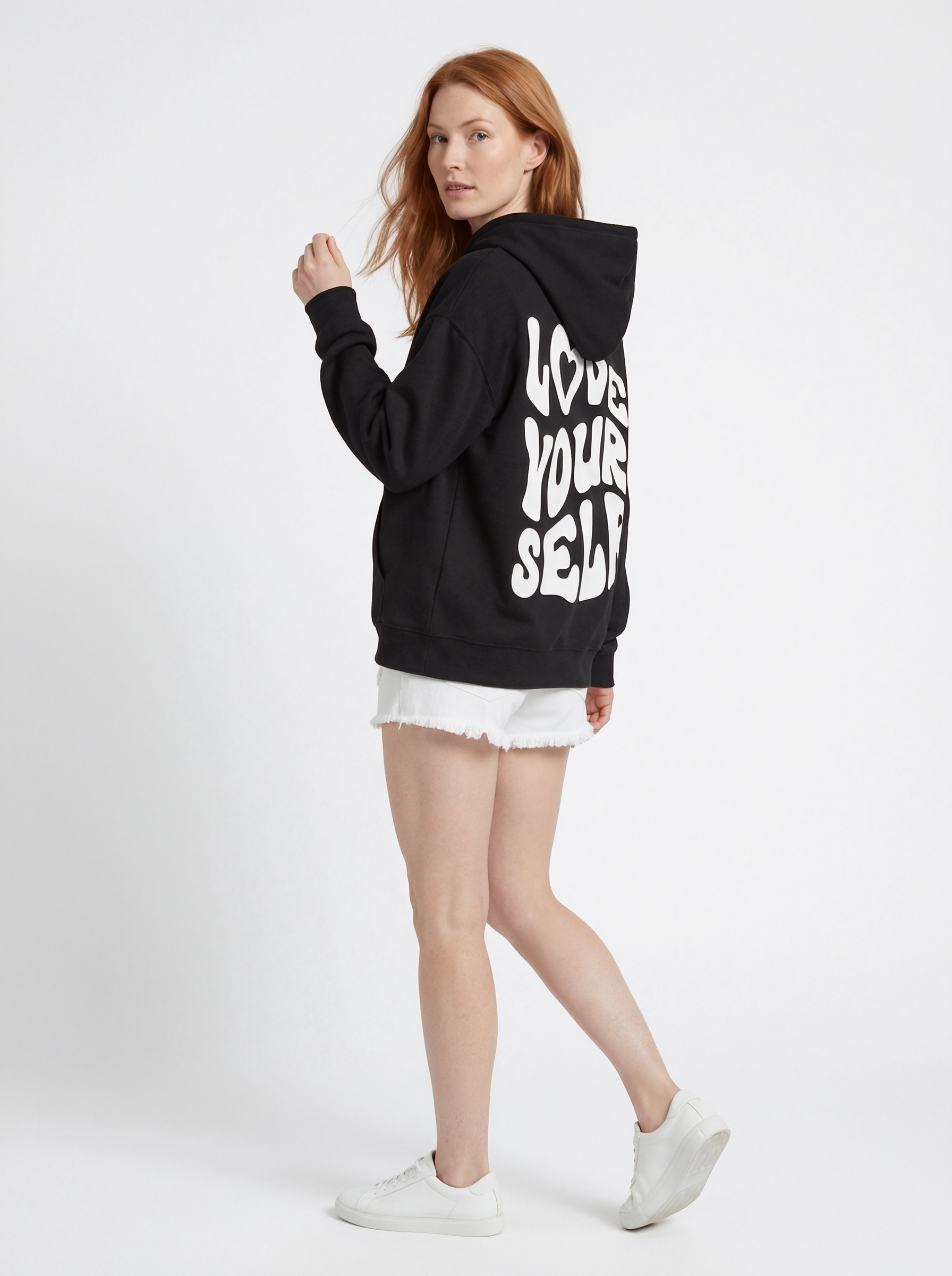 Graphic Cotton Hoodie