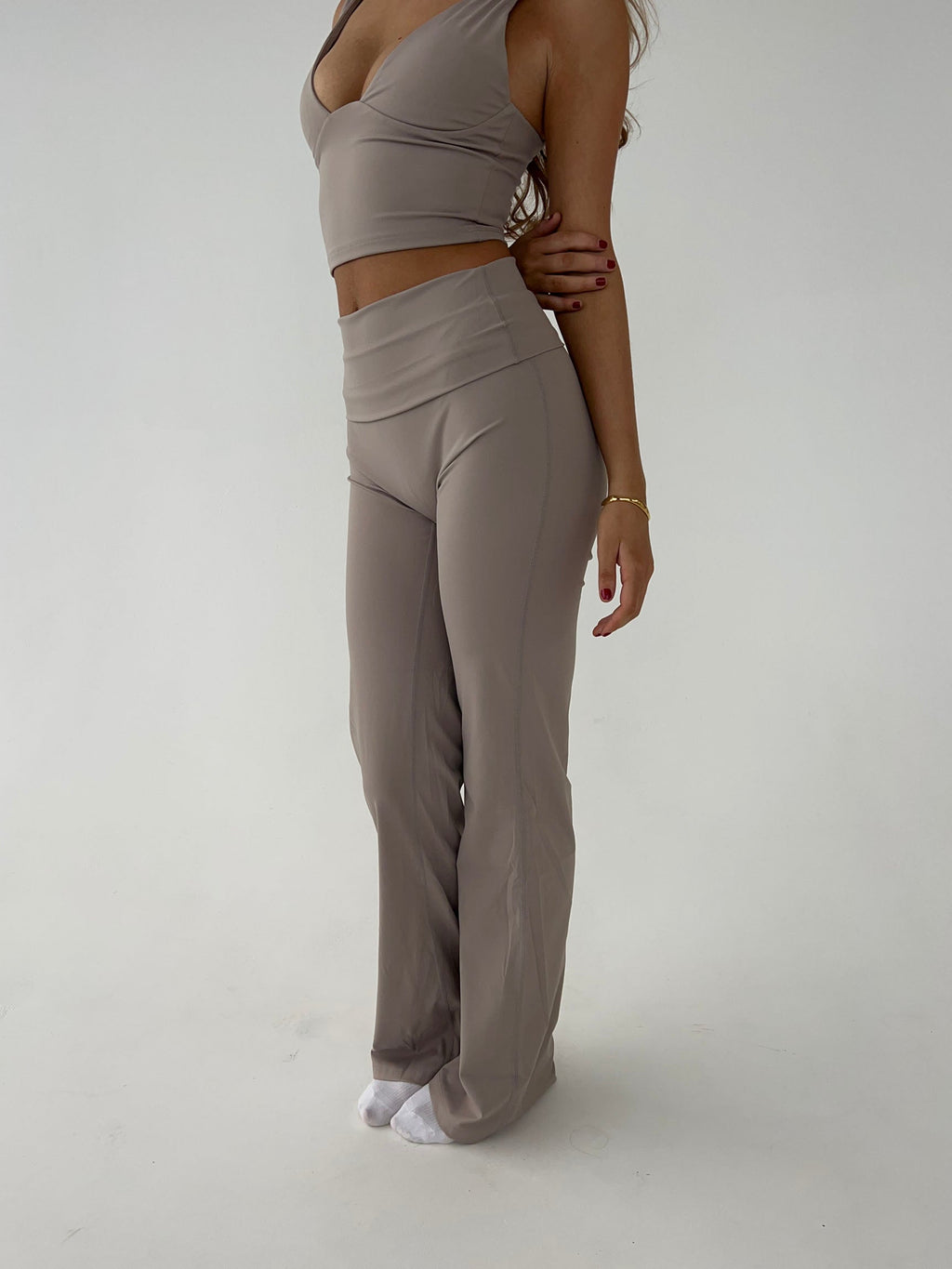 High Waist Flared Leggings
