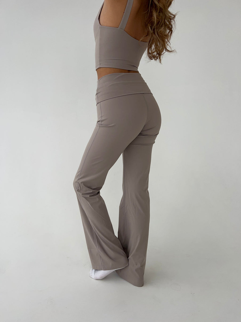 High Waist Flared Leggings