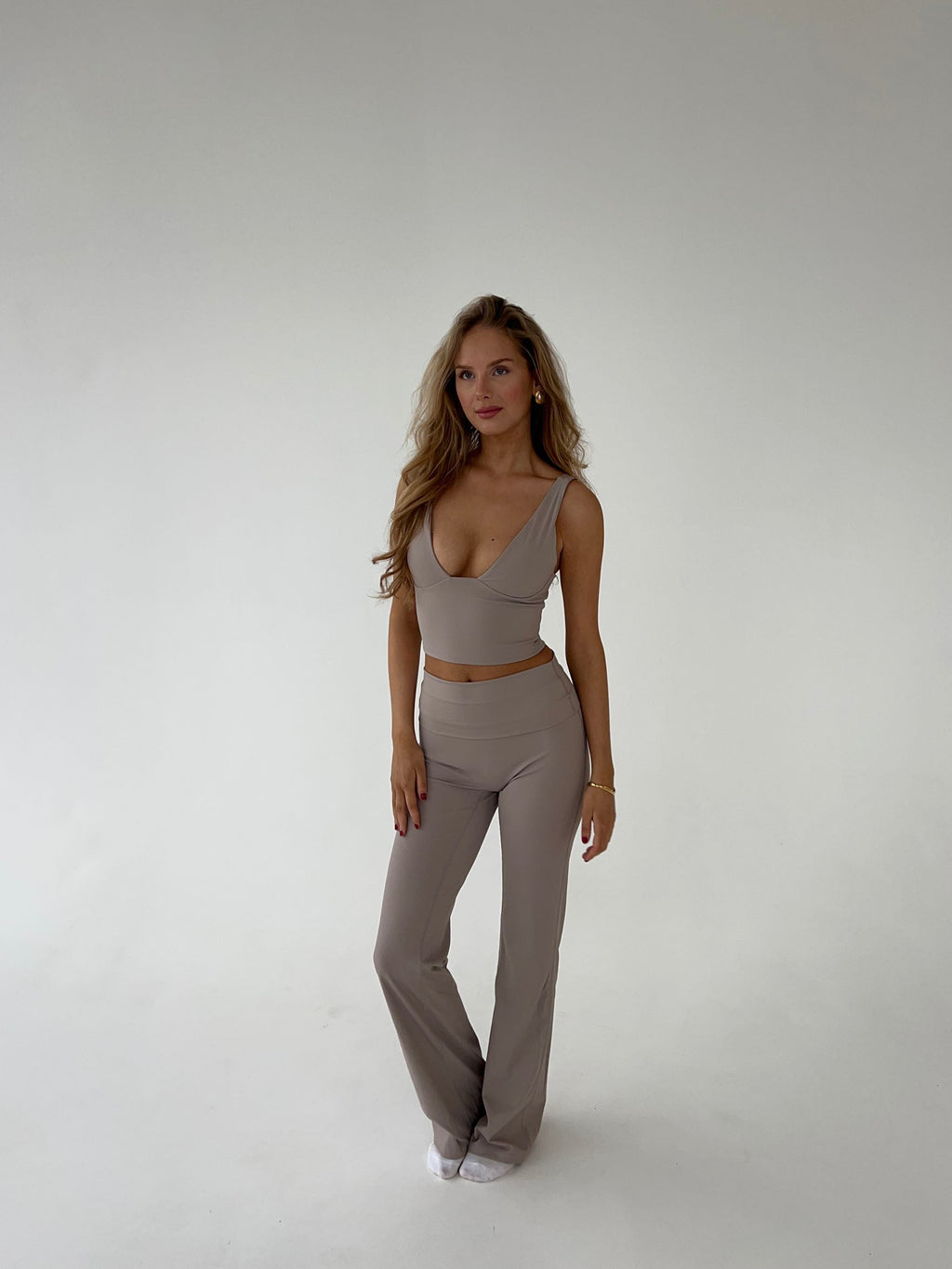 High Waist Flared Leggings