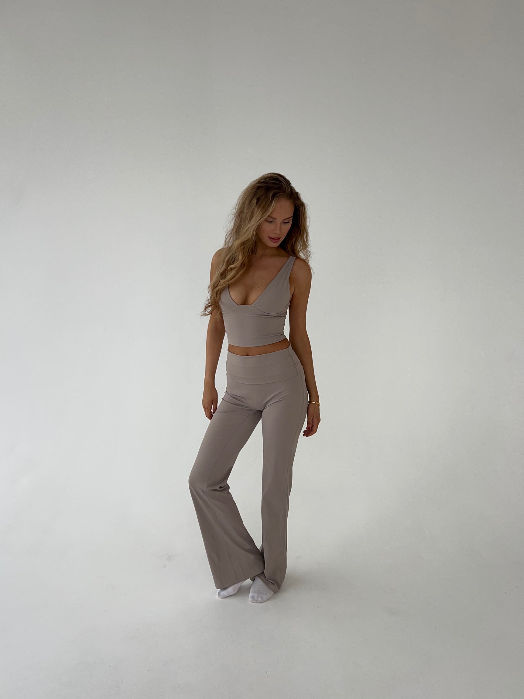 High Waist Flared Leggings