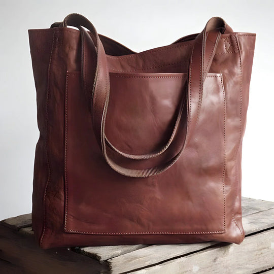Vintage Style Leather Handbag