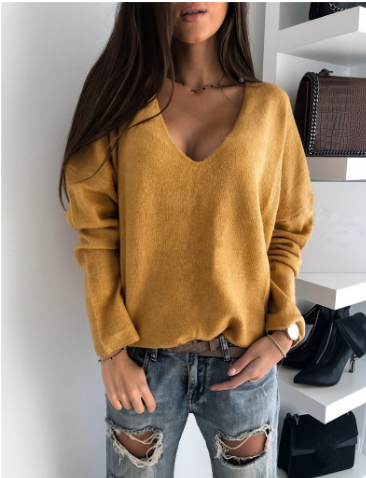 Oversized V-Neck Sweater