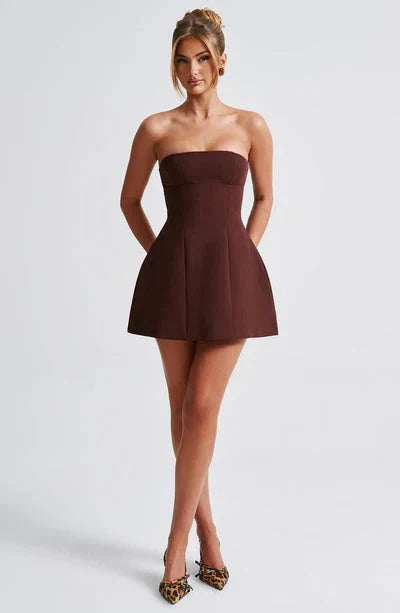 Strapless Mini Cocktail Dress