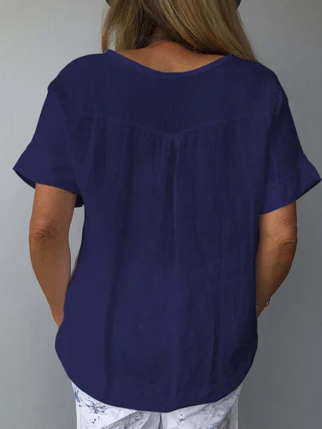 Summer V-Neck Blouse