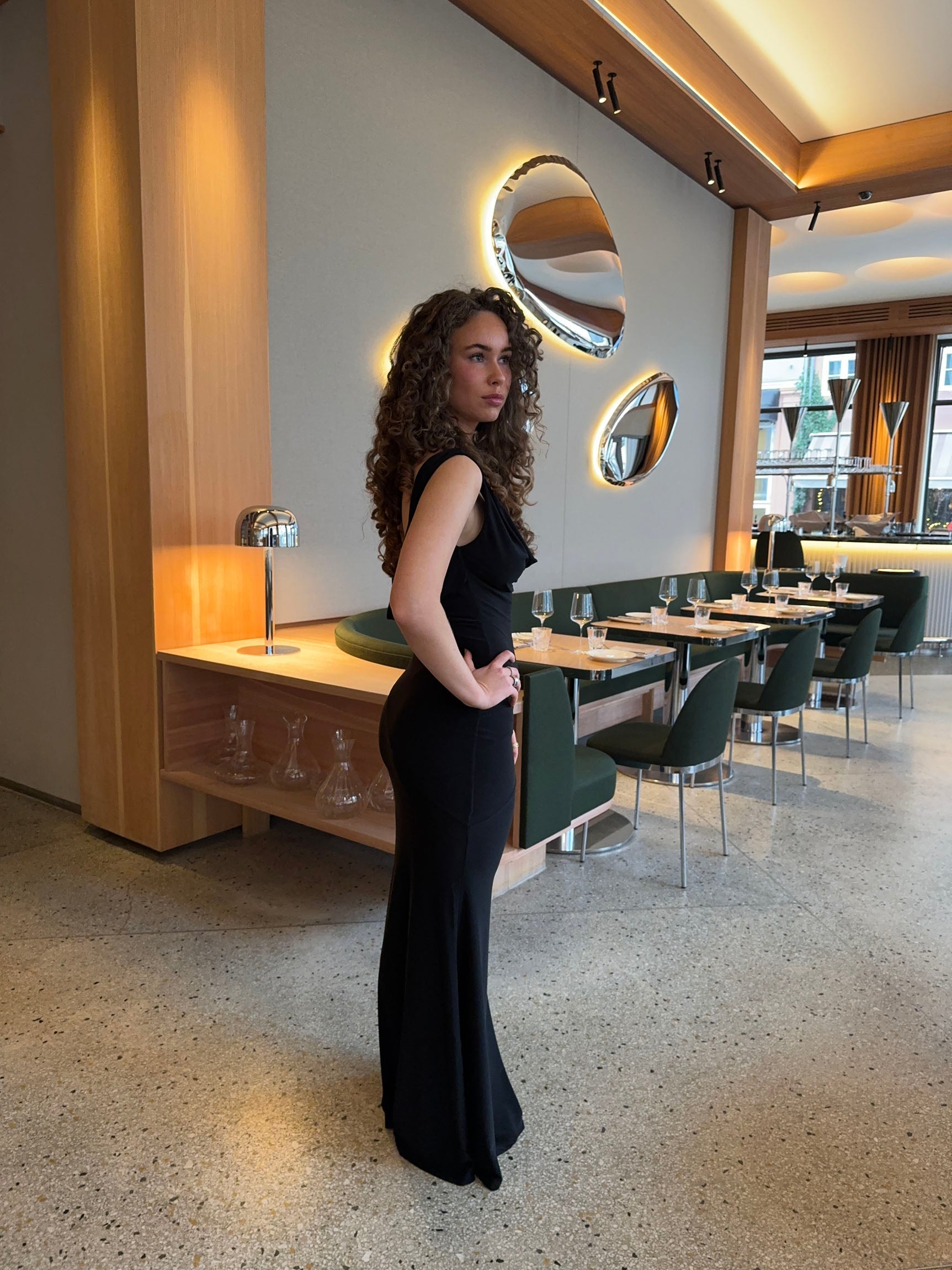 Sleeveless V-Neck Maxi Dress
