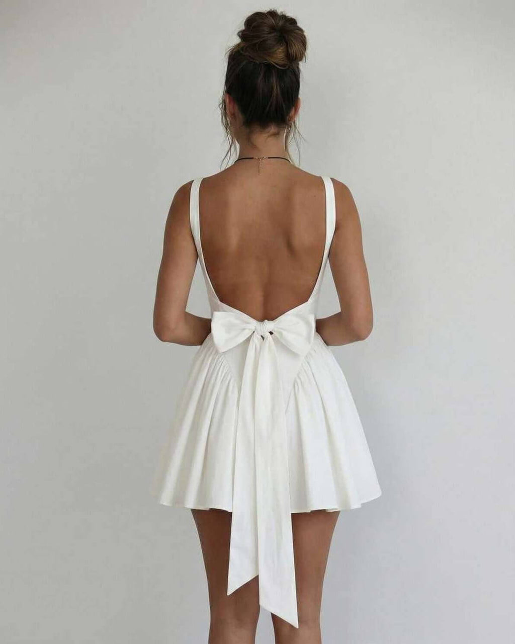 Summer Square Neck Mini Dress