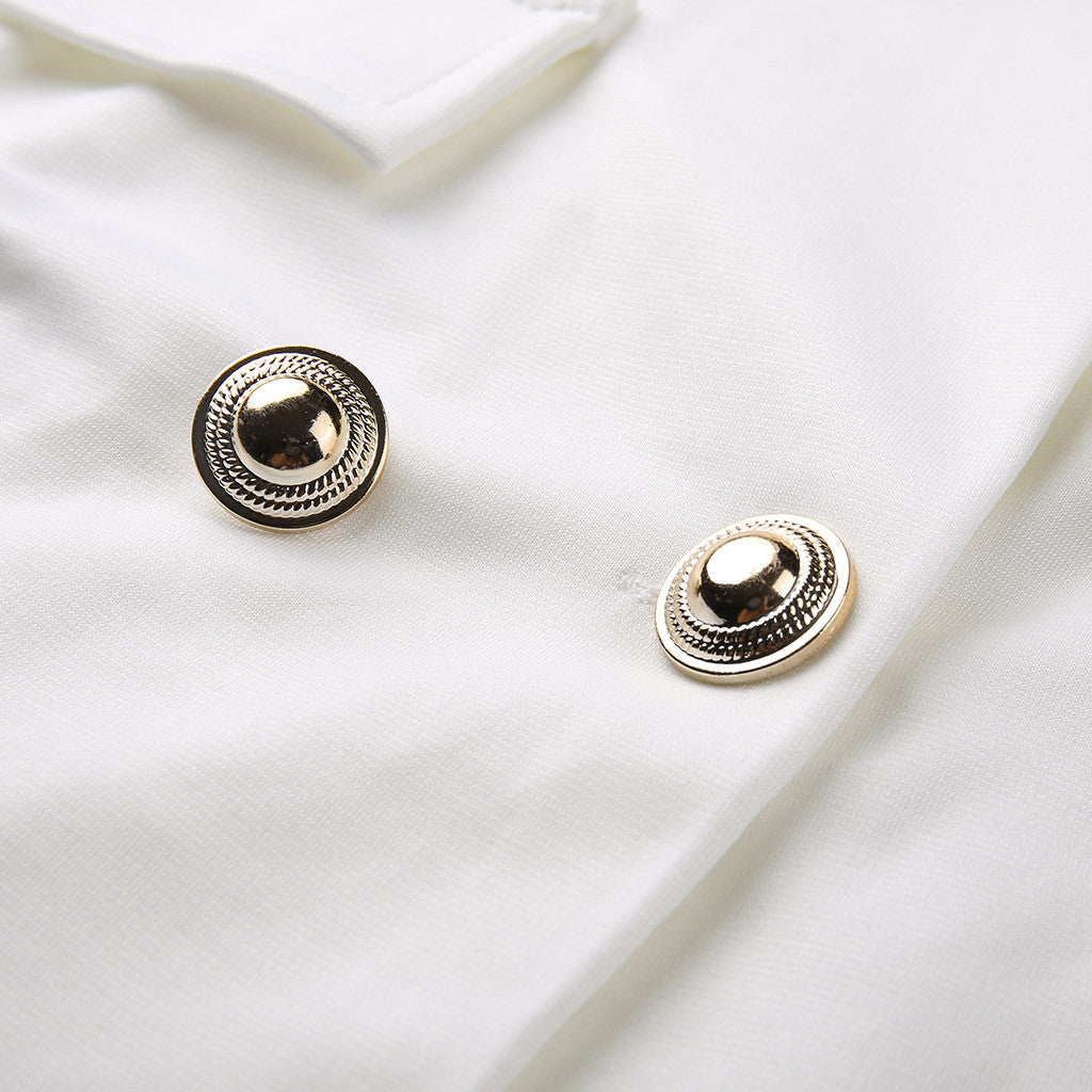 Mini Double-Breasted Blazer Dress