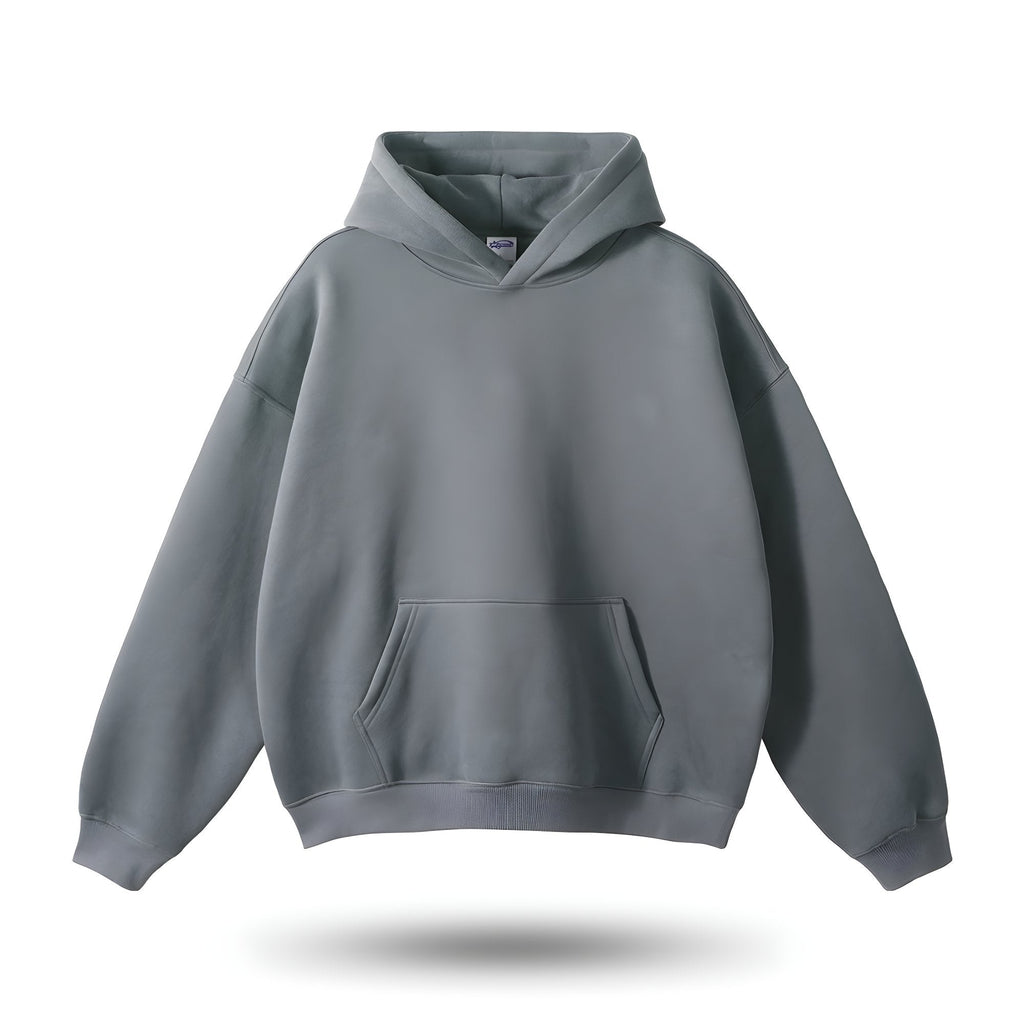 Casual Kangaroo Pocket Pullover Hoodie